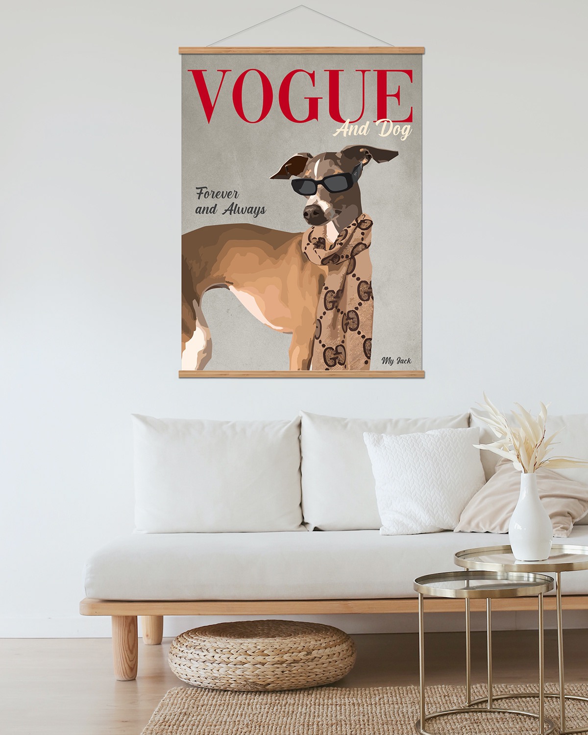 VOGUE And Dog Poster
